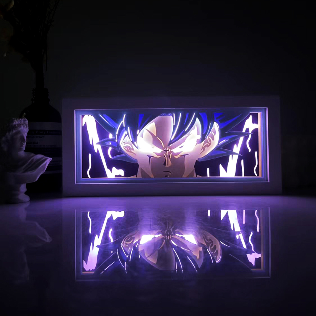 Resin Art Goku - Dragon topu anime serisi kağıt kesiği