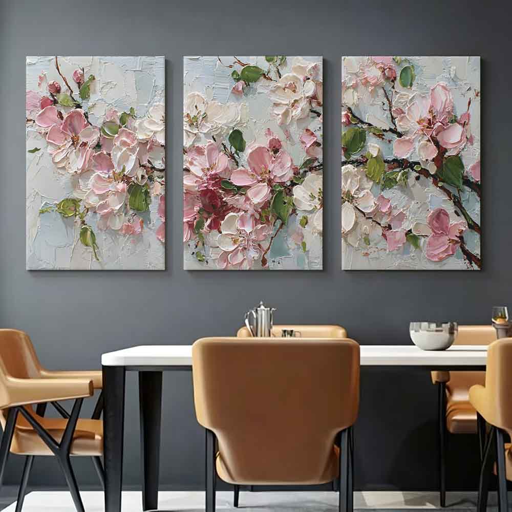 Resin Art On Canvas - [2D Düz] 3 adet 11.81*15.74in/30*40cm Çerçeveli