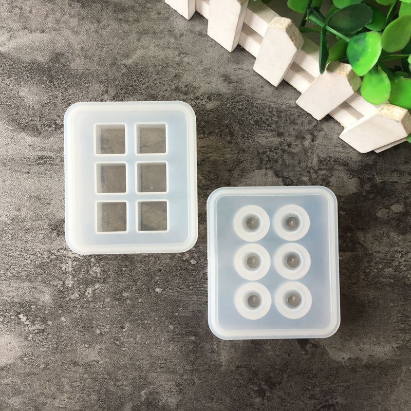 Resin Art Kit With Molds - Silikon kalıp 16mm küp topu boncuk