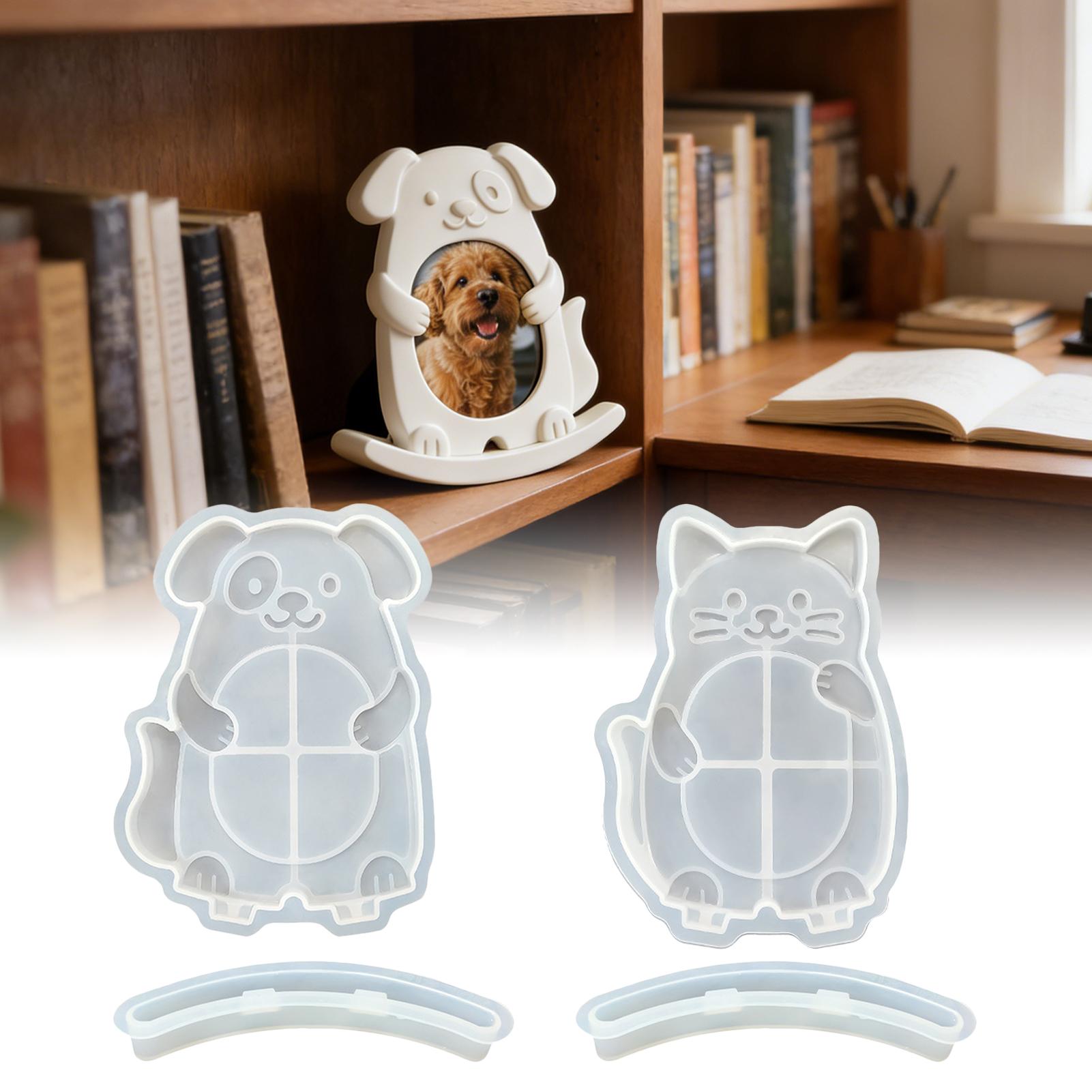 Resin Art Frame - Silikon Reçine Kalıpları Kolay Çıkartılabilir Köpek
