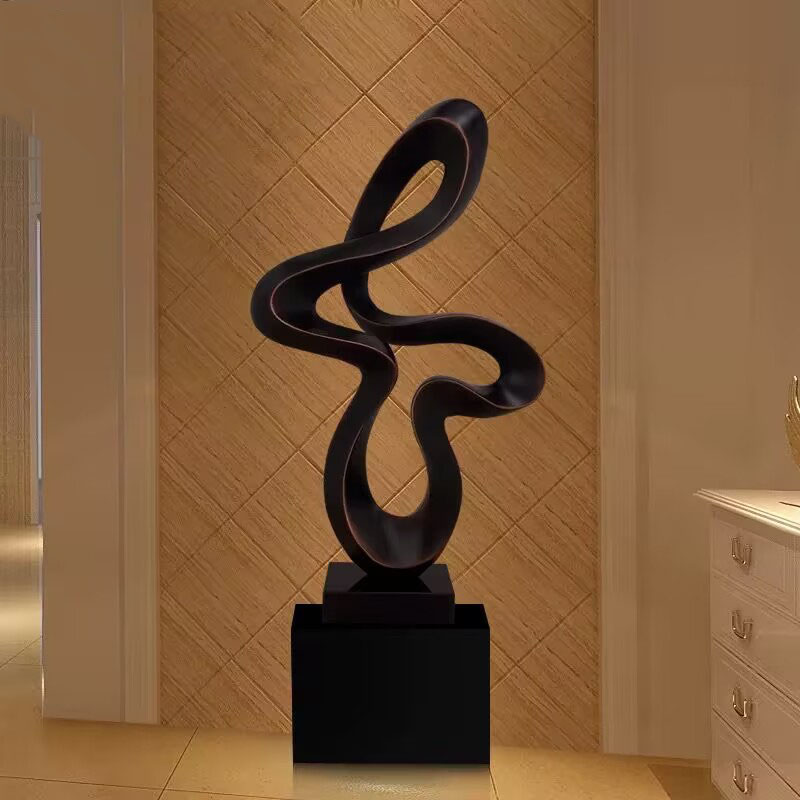 Resin Art Decoration Items - Büyük Soyut Heykel Dekorasyon Otel Lobisinde