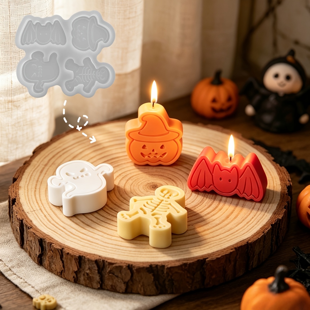Resin Art Kit With Molds - 4 bölmeli silikon reçine kalıp seti,