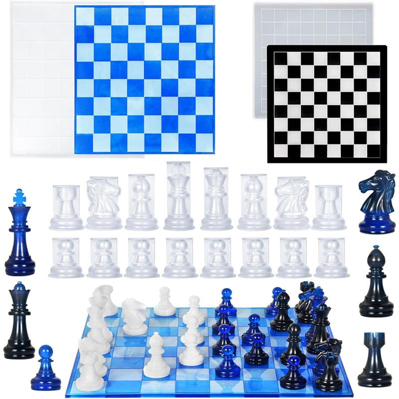 Reçine Satranç Seti Kalıbı, Sa - Resin Art Kit With Molds incelemesi ve fiyatı