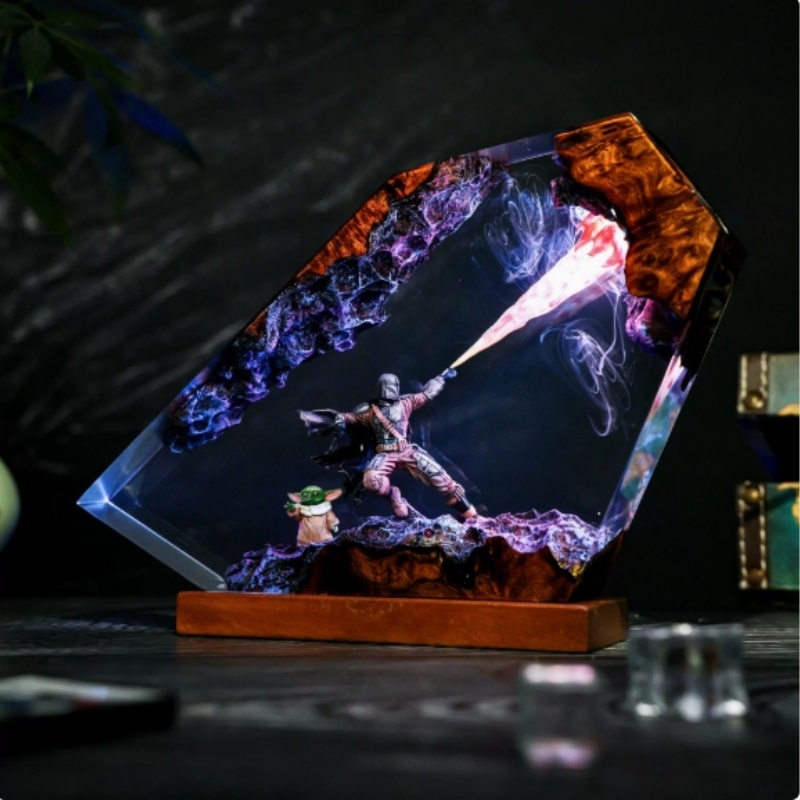 Mandalorian Reçine Sanat Lamba - Resin Art Goku incelemesi ve fiyatı