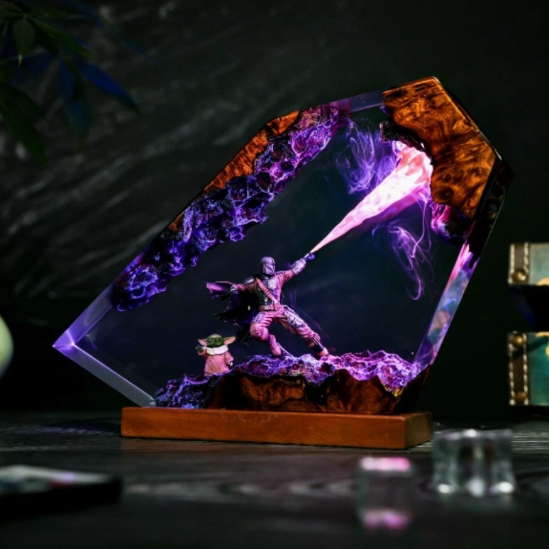 Mandalorian Reçine Sanat Lamba - Resin Art Goku incelemesi ve fiyatı