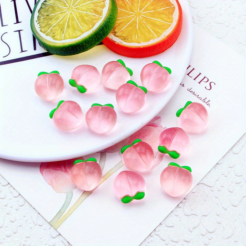 10 adet yeni şeffaf şeftali dü - Resin Art Supplies Near Me incelemesi ve fiyatı