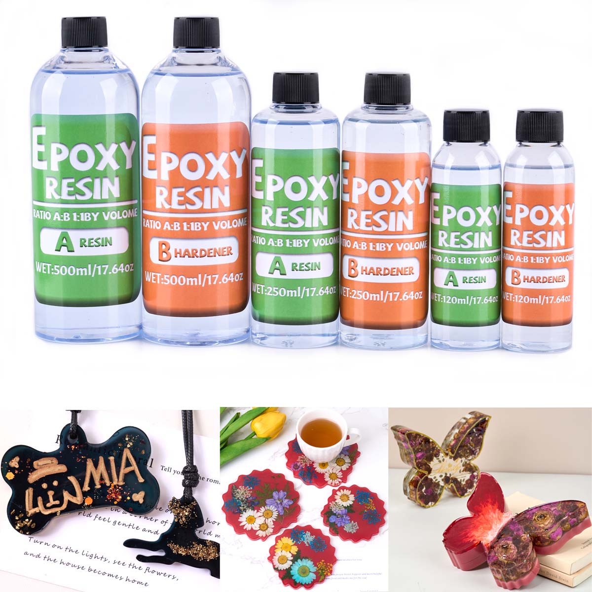 1:1 Oranı Epoksi Reçine Kiti A - Resin Art Kit With Molds incelemesi ve fiyatı