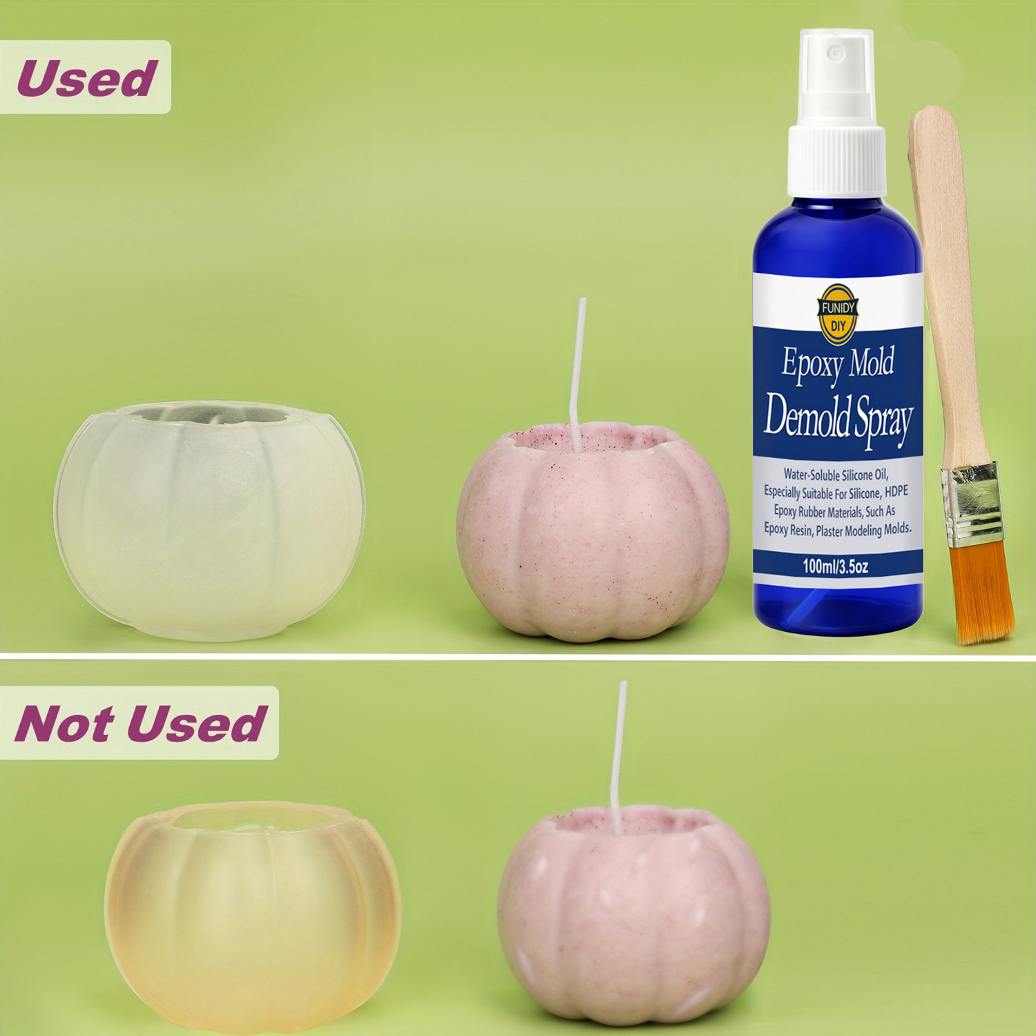 Mum Yapımı ve Epoksi Reçine iç - Release Spray Silicone incelemesi ve fiyatı