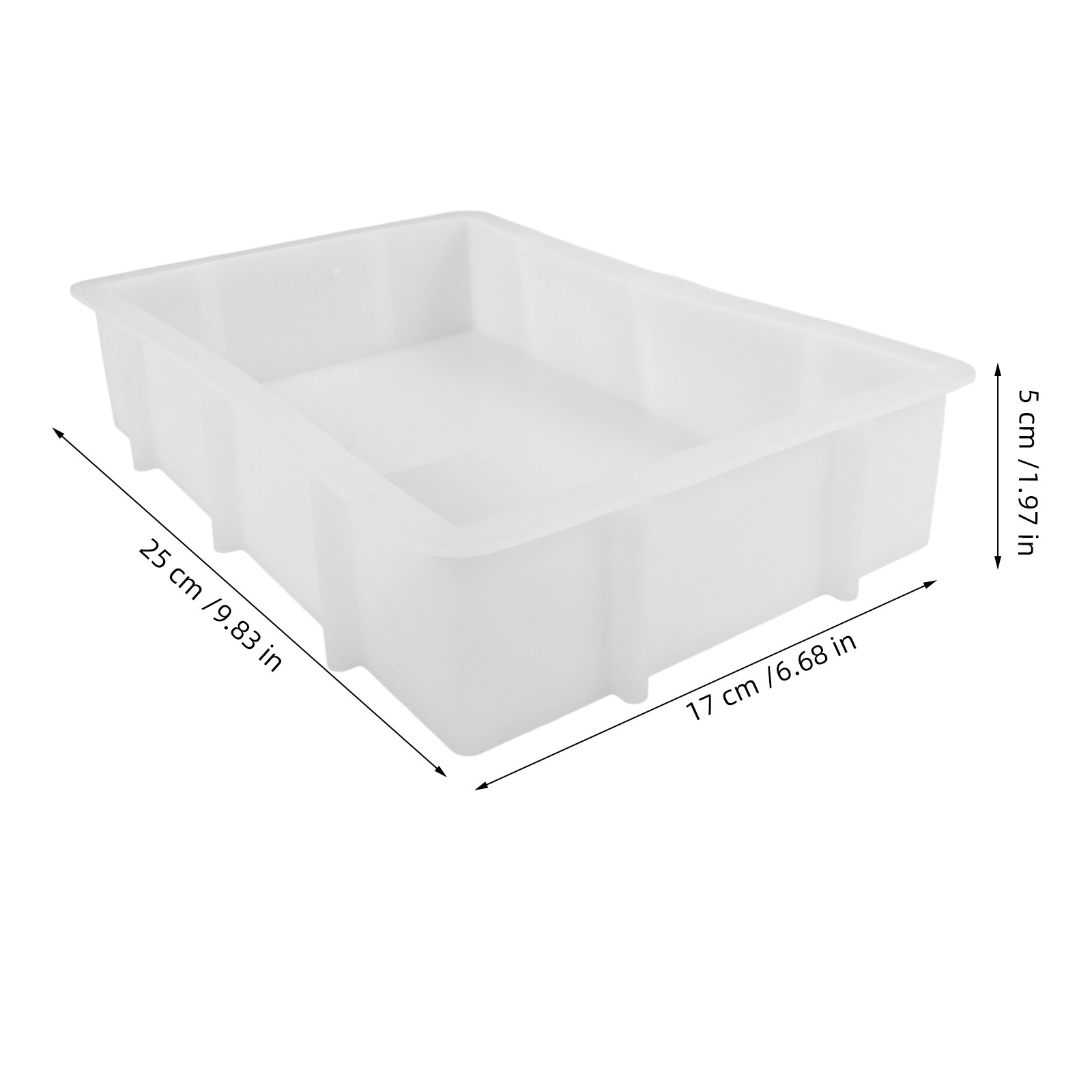 Büyük Dikdörtgen Reçine Siliko - Tray Mold Rectangle incelemesi ve fiyatı