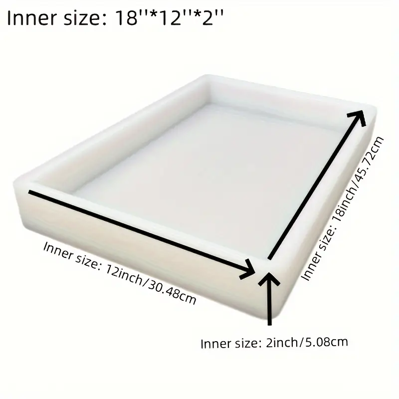 18*12*2 inç Büyük Silikon Kalı - Resin Art Kit With Molds incelemesi ve fiyatı