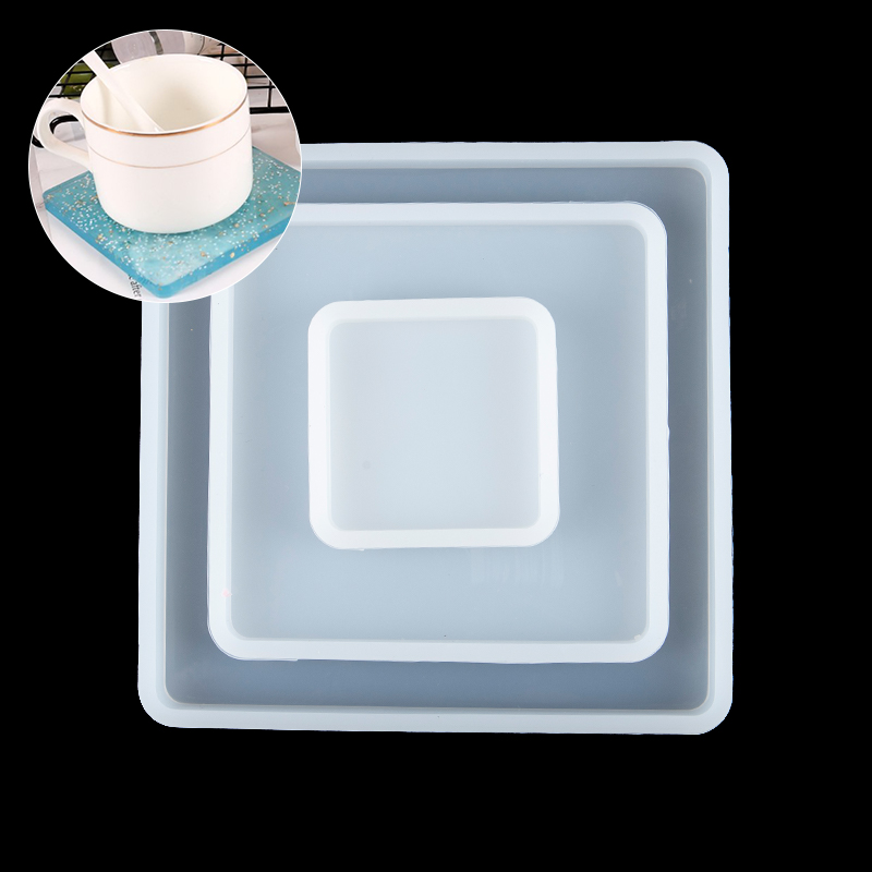 DIY Reçine Tepsi Altlığı Takı  - Coaster Mold Square incelemesi ve fiyatı