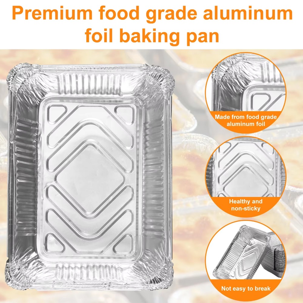 10 adet yeni kapaklı alüminyum - Tray Mold Rectangle incelemesi ve fiyatı