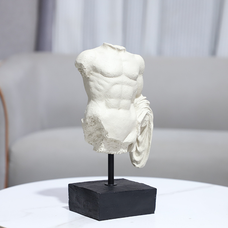 İskandinav yaratıcı yarım figü - Resin Art Decoration Items incelemesi ve fiyatı