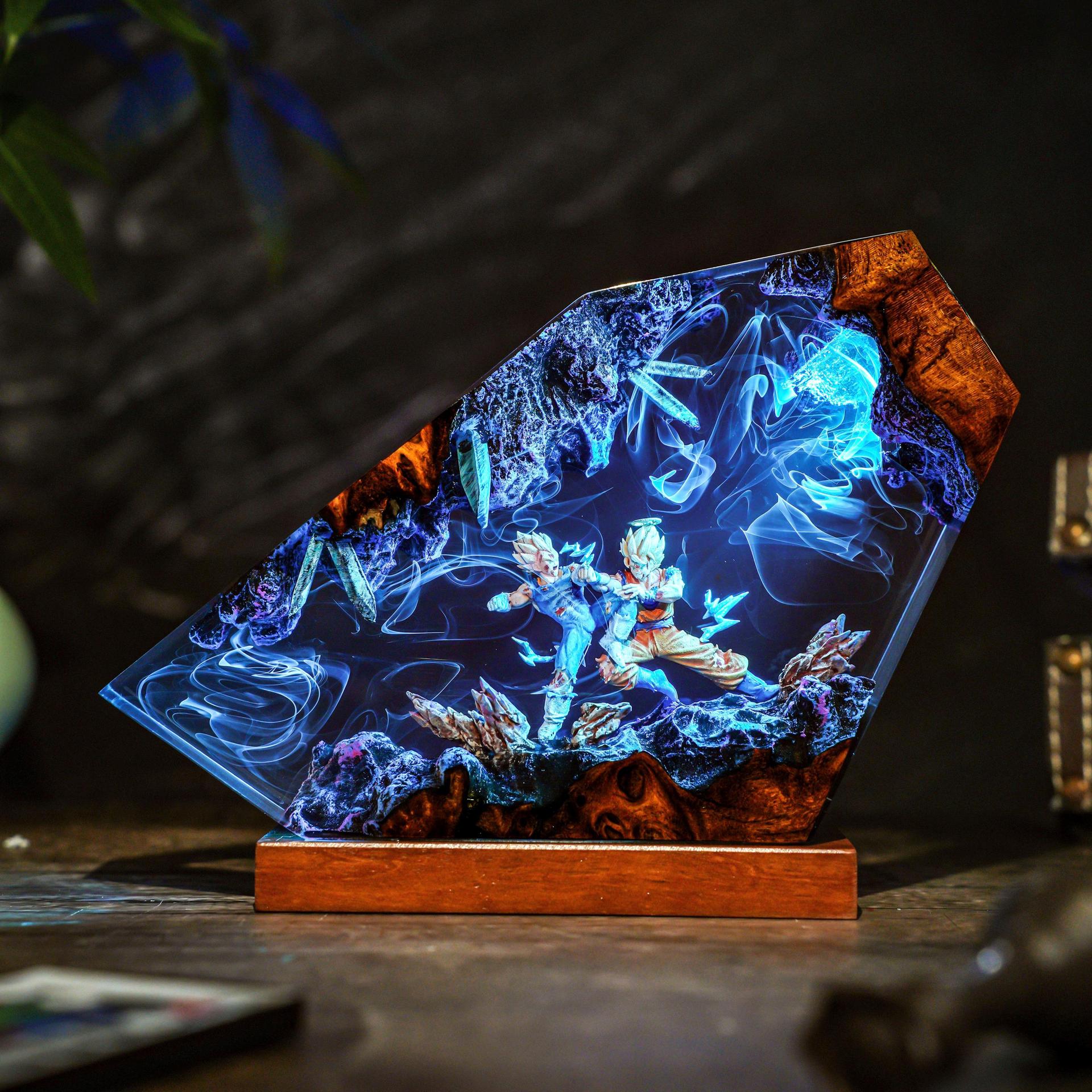 Goku ve Vegeta Epoksi Reçine E - Resin Art Goku incelemesi ve fiyatı