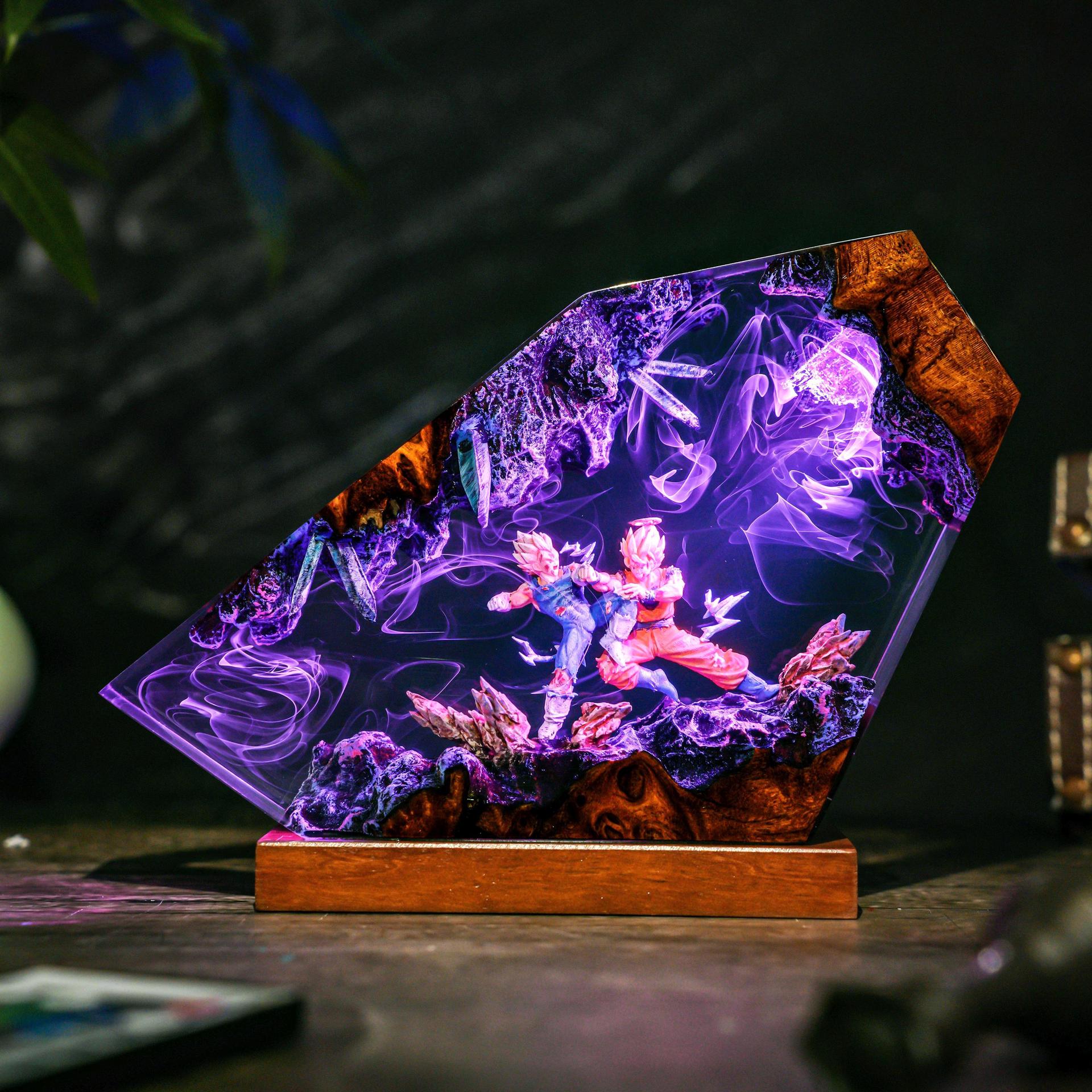 Goku ve Vegeta Epoksi Reçine E - Resin Art Goku incelemesi ve fiyatı