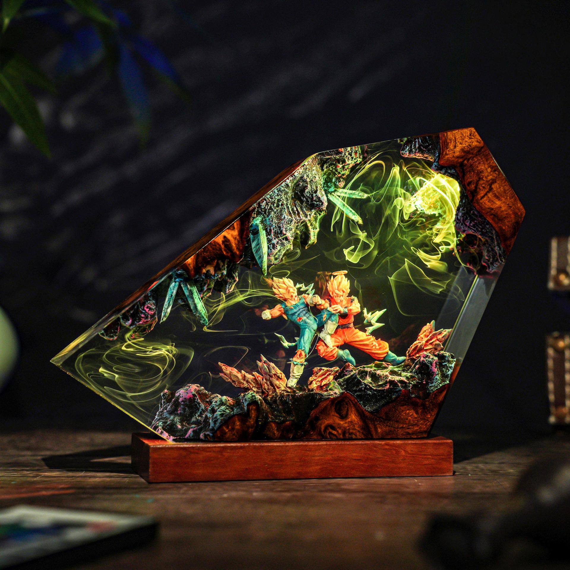 Goku ve Vegeta Epoksi Reçine E - Resin Art Goku incelemesi ve fiyatı