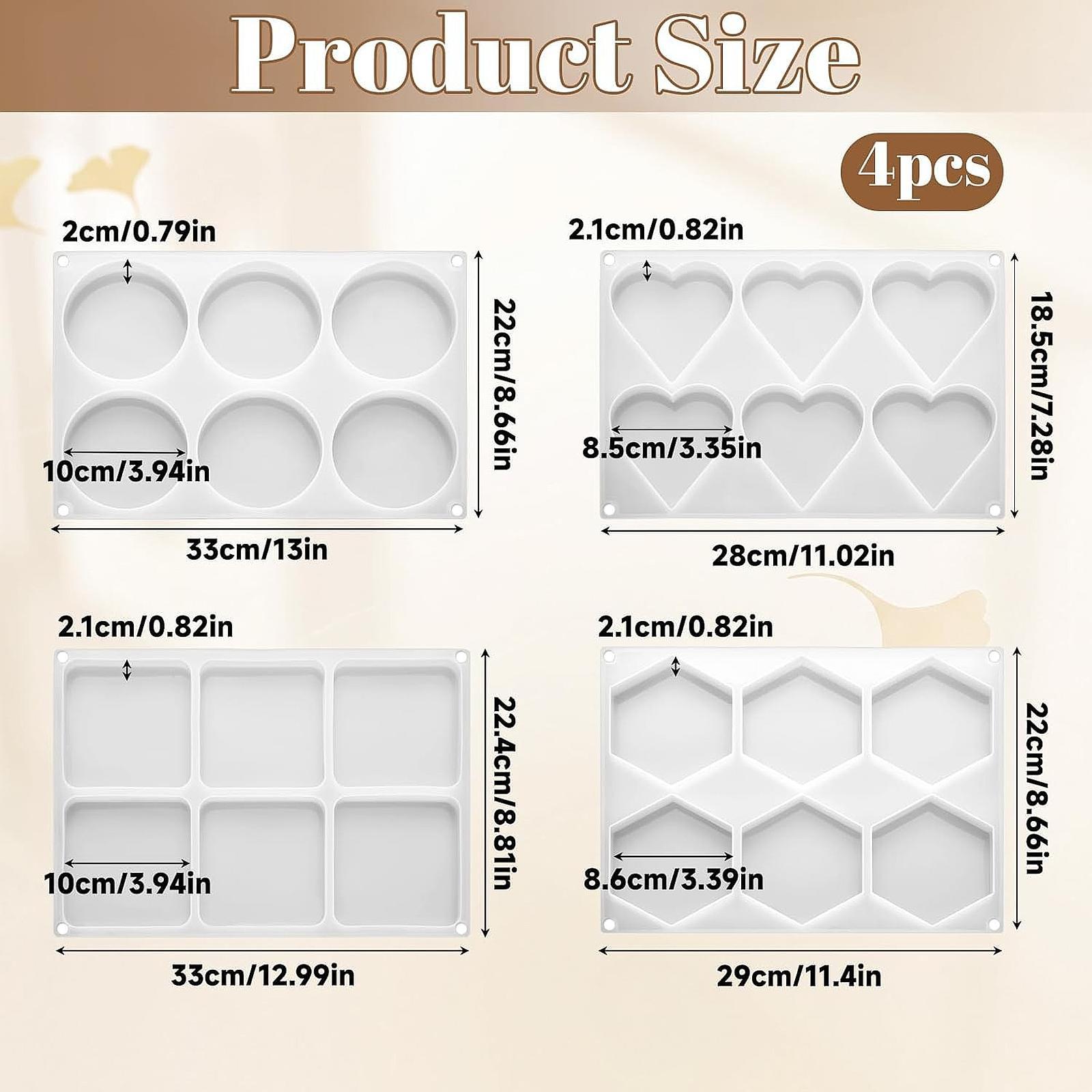 4 Adet Derin Reçine Bardak Alt - Coaster Mold Square incelemesi ve fiyatı