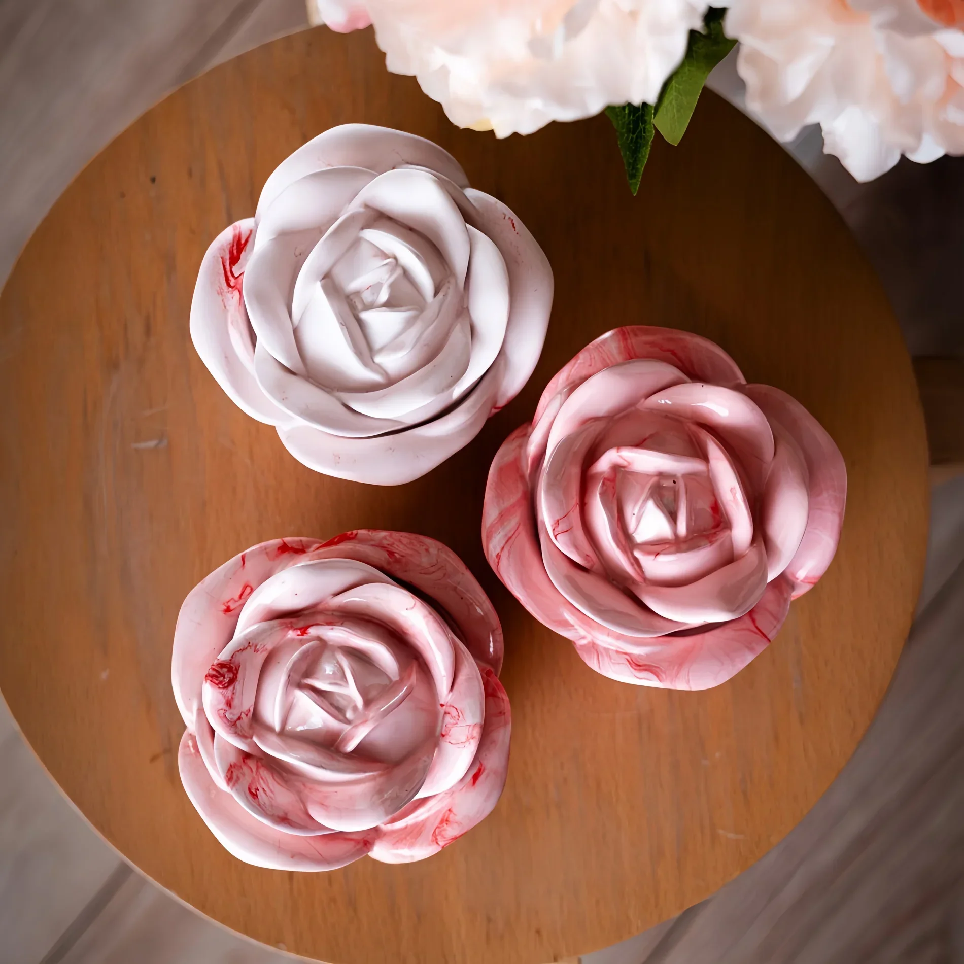 2 Parçalı Gül Şeklinde Silikon - Resin Art Kit With Molds incelemesi ve fiyatı