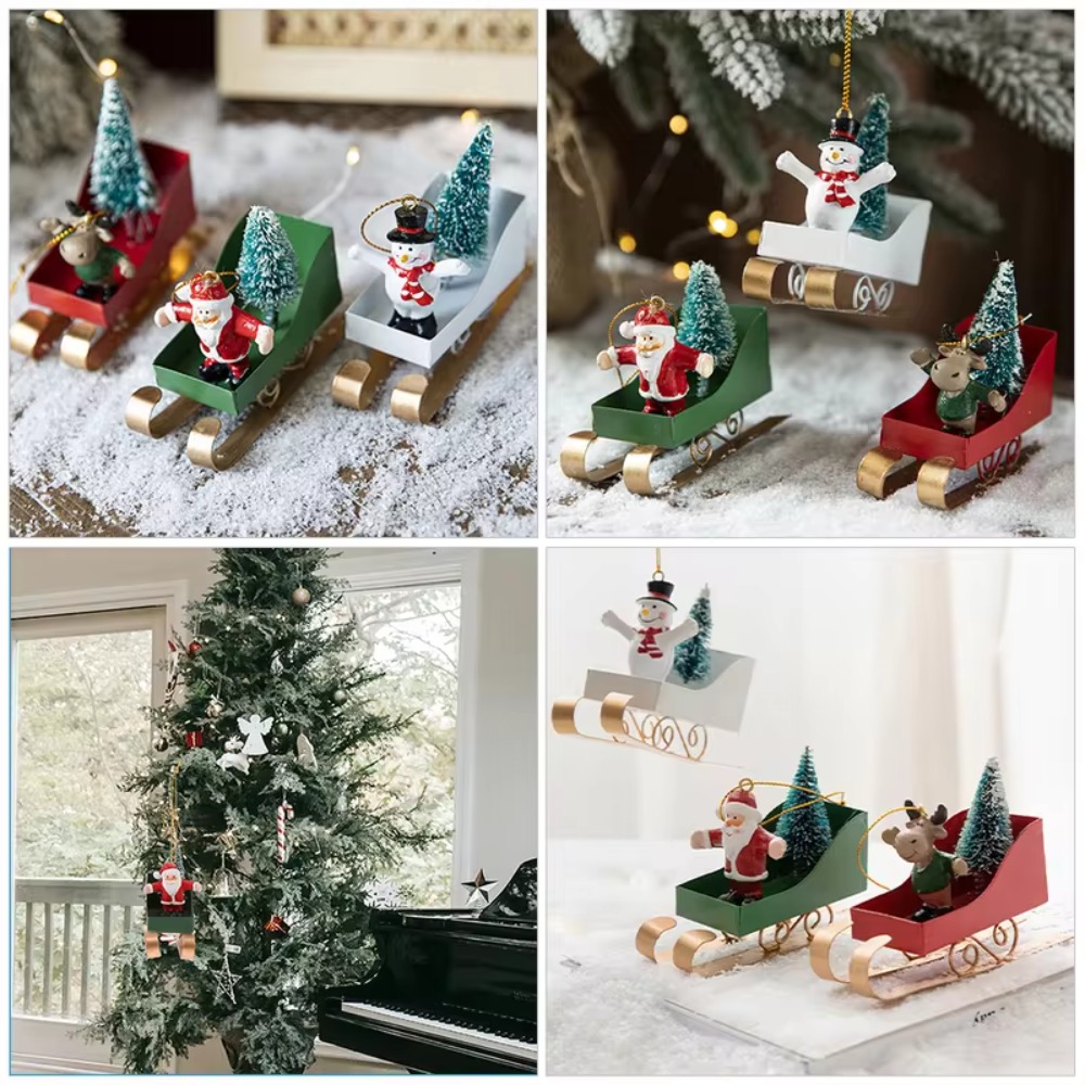 İskandinav Noel Ağacı Kızak Sü - Xmas Resin Art incelemesi ve fiyatı