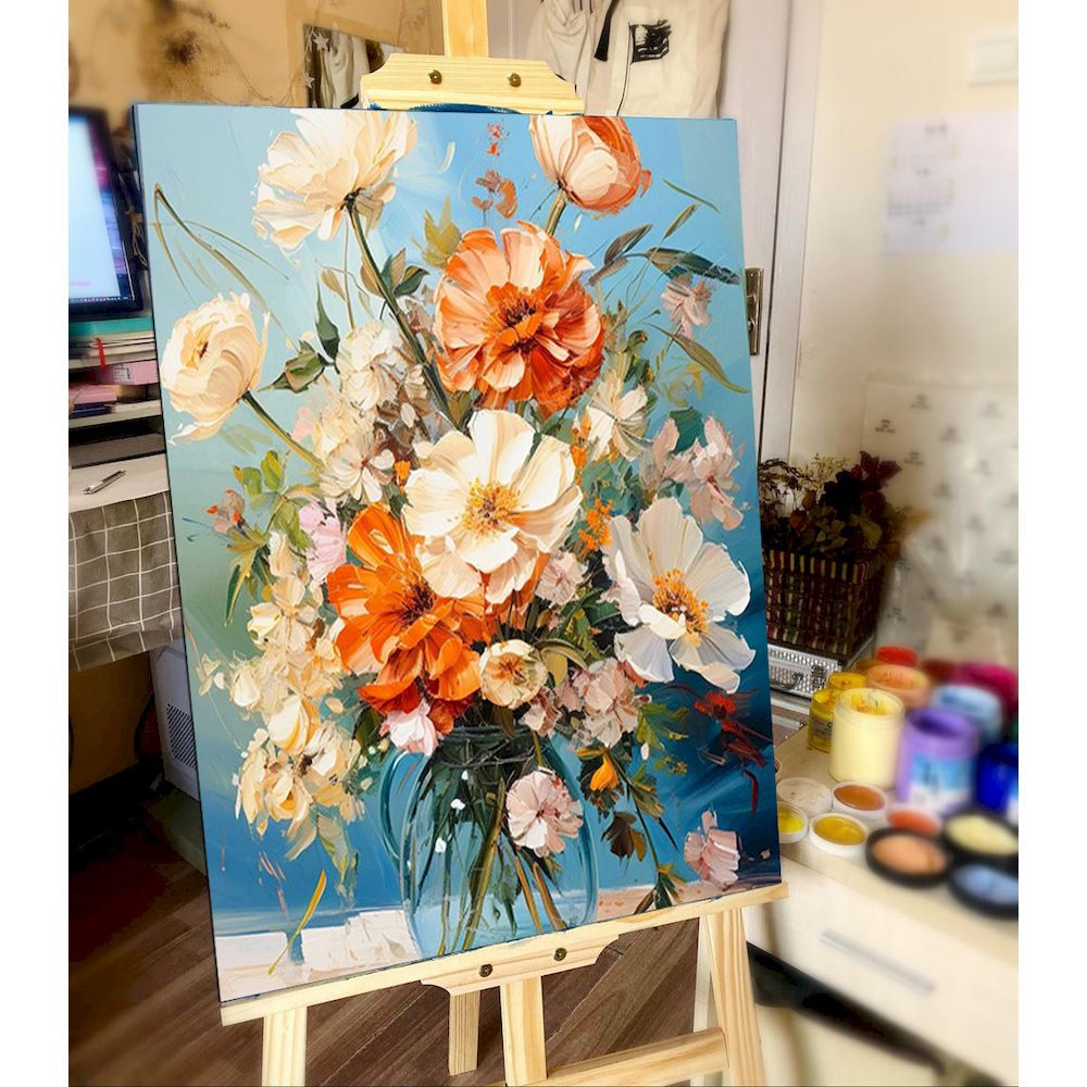 Numaralara Göre Boyama Çiçek M - Resin Art On Canvas incelemesi ve fiyatı
