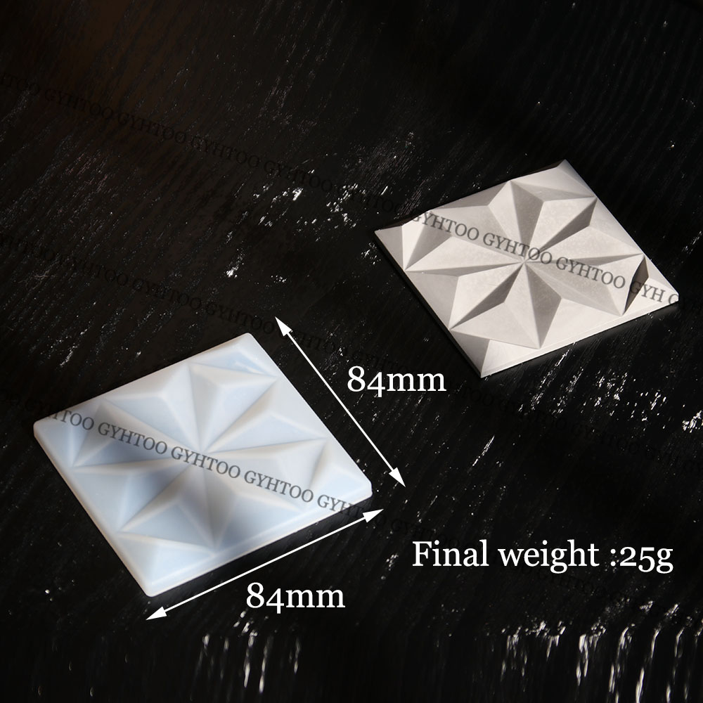 8.4 cm Alçı Kare Duvar Karosu  - Coaster Mold Square incelemesi ve fiyatı