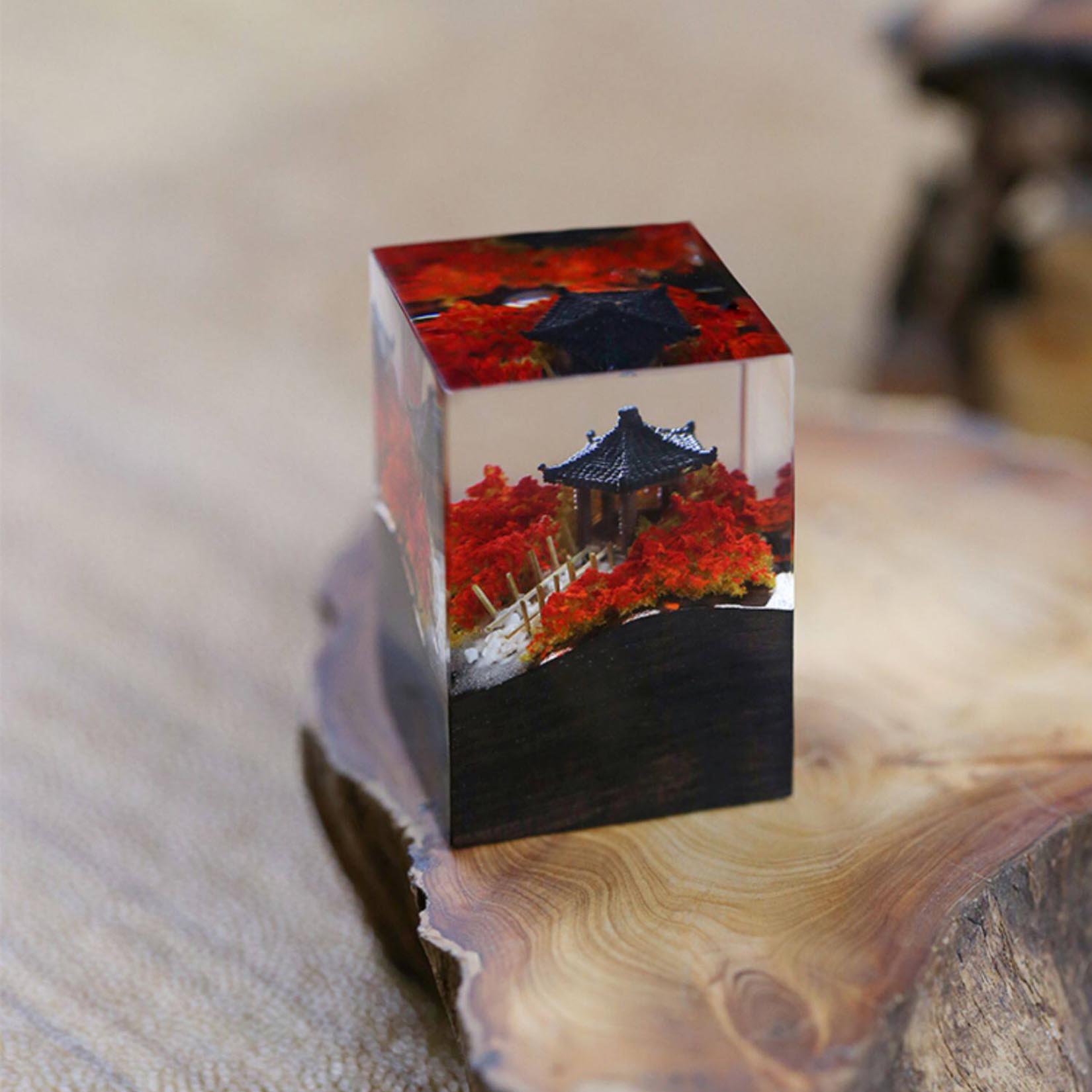 Çin Pavyonu Mühür Epoksi Bitmi - Resin Art Decoration Items incelemesi ve fiyatı