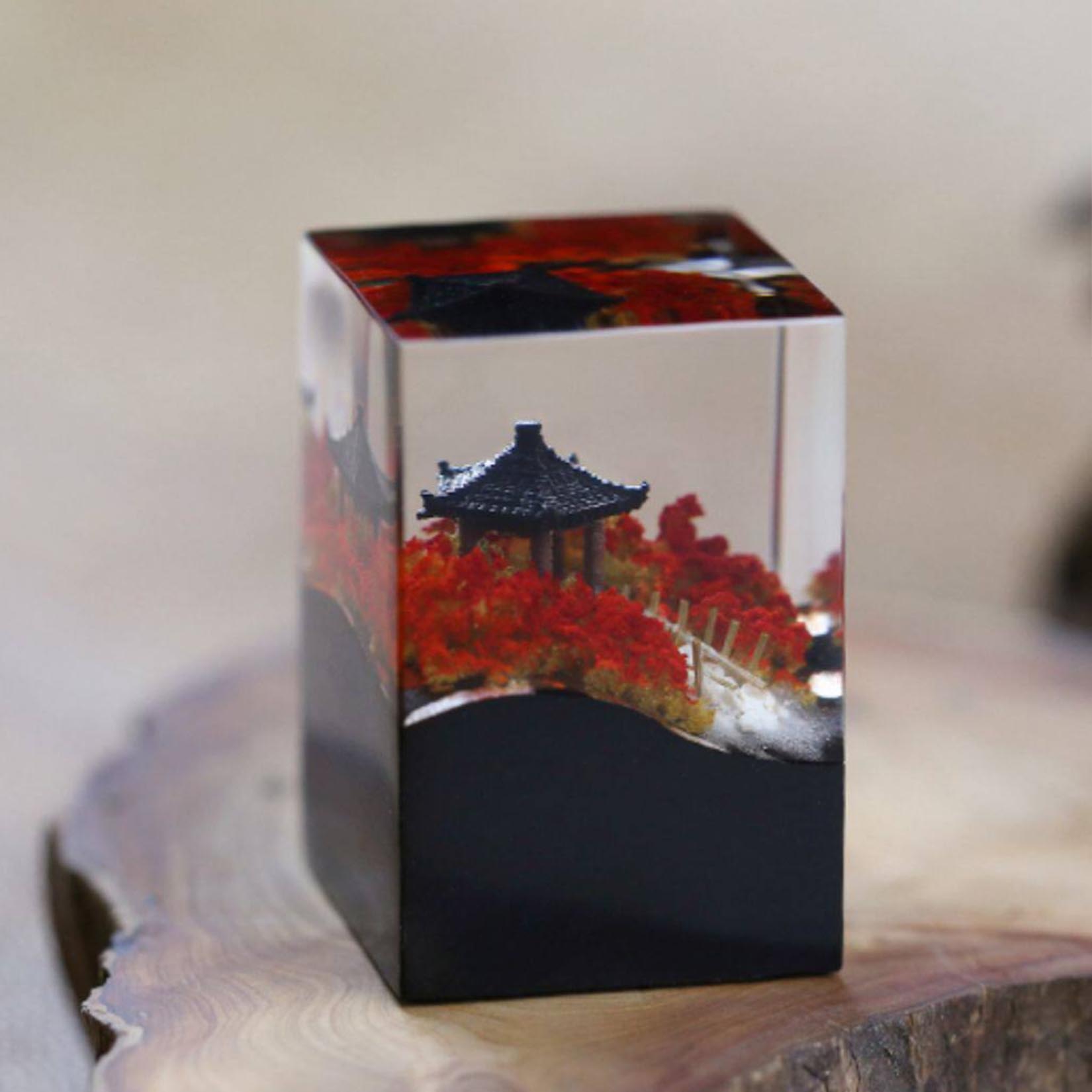 Çin Pavyonu Mühür Epoksi Bitmi - Resin Art Decoration Items incelemesi ve fiyatı