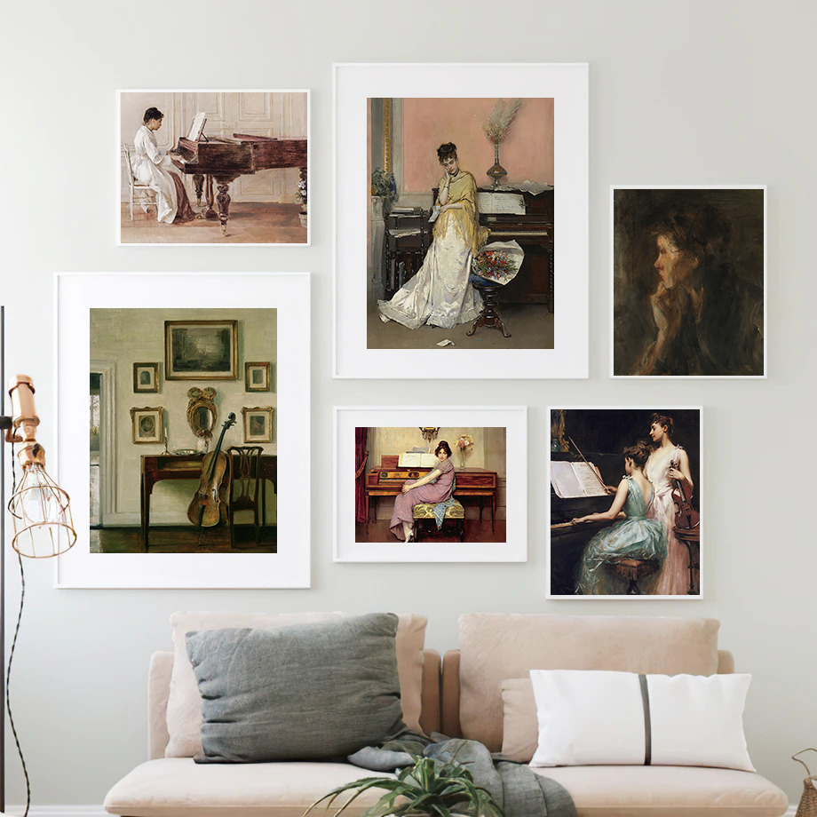 Kız Okuyan Vintage Yağlıboya T - Resin Art On Canvas incelemesi ve fiyatı