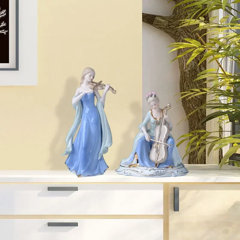 Çin Keman Kızları Seramik Figü - Resin Art Decoration Items incelemesi ve fiyatı