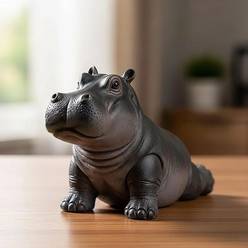 Karikatür Soyut Su Aygırı Reçi - Resin Art Decoration Items incelemesi ve fiyatı