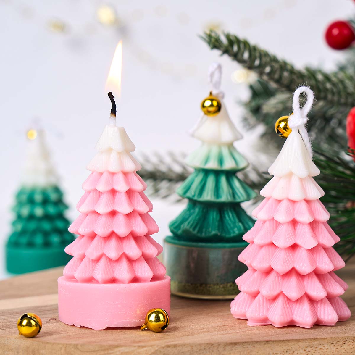 3D Noel Ağacı Silikon Mum Kalı - Xmas Resin Art incelemesi ve fiyatı