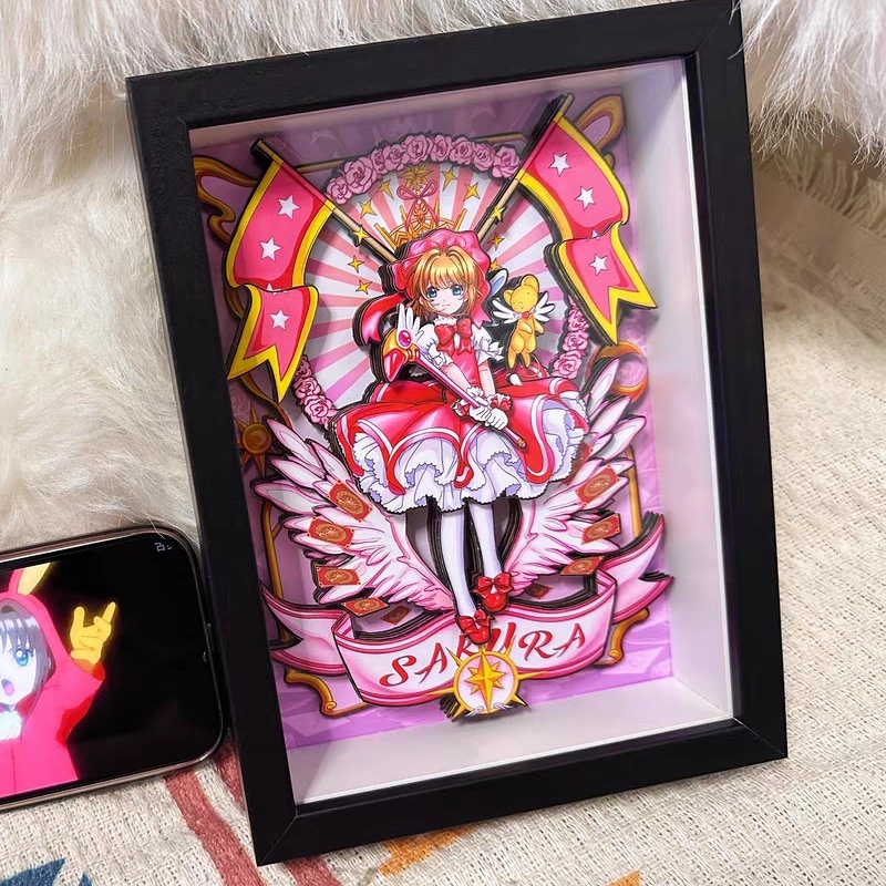 Sıcak Klasik Anime Cardcaptor  - Xmas Resin Art incelemesi ve fiyatı