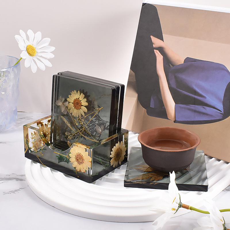 Silikon bardakaltı saklama kut - Coaster Mold Square incelemesi ve fiyatı