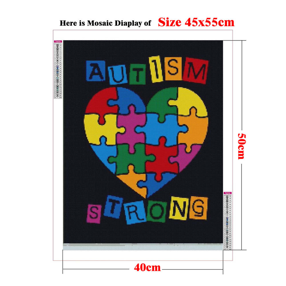 Otizm Farkındalık Posterleri 5 - Resin Art Quotes incelemesi ve fiyatı