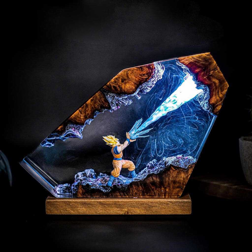 Goku Kamehameha Epoksi Reçine  - Resin Art Goku incelemesi ve fiyatı